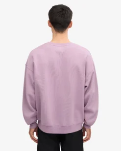 Organic Oversized Crew - Pearly Purple