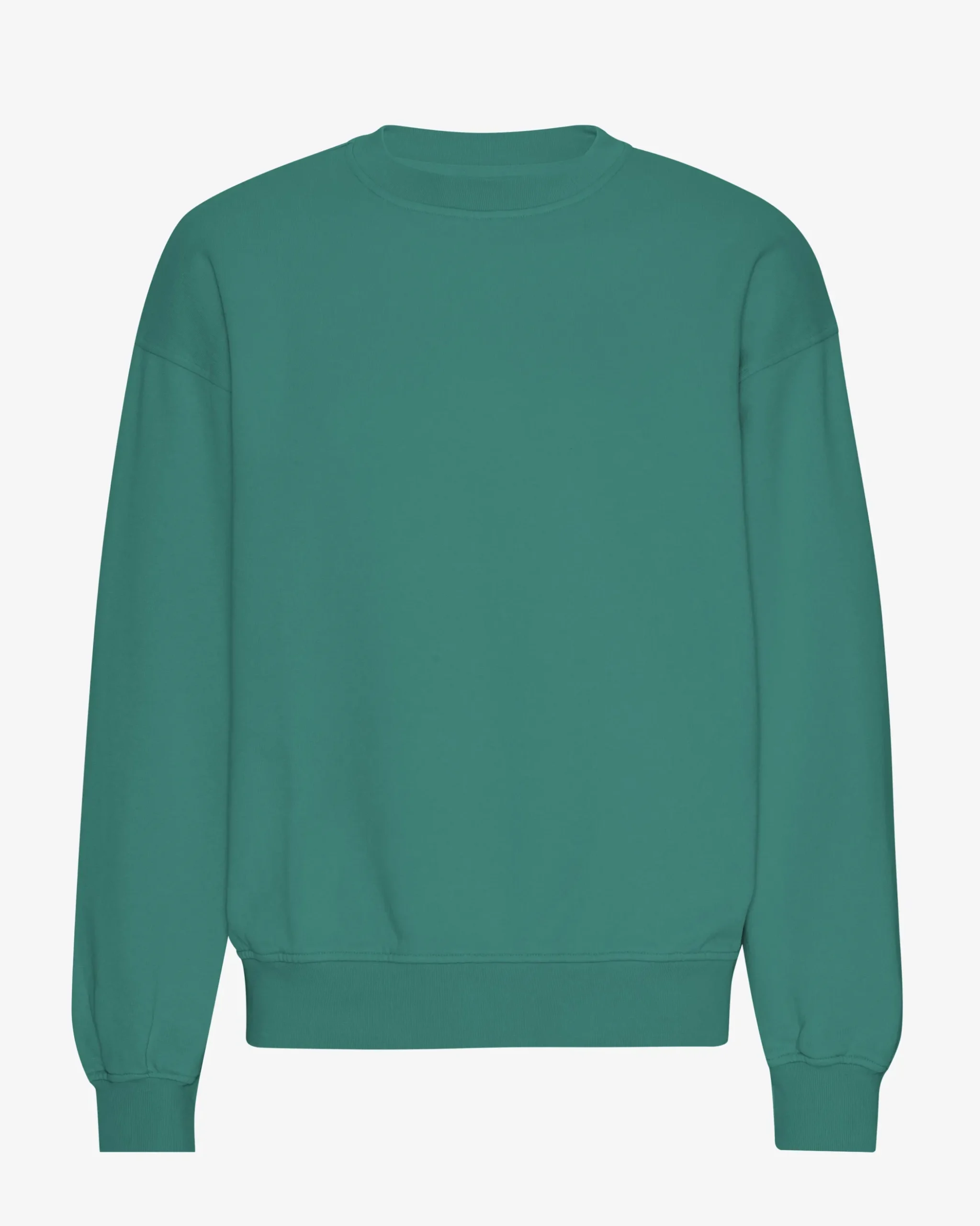 Organic Oversized Crew - Pine Green