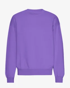 Organic Oversized Crew - Ultra Violet