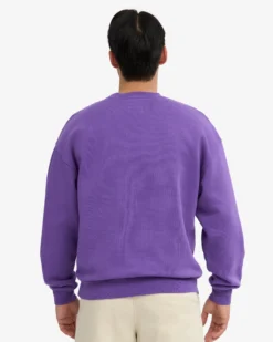 Organic Oversized Crew - Ultra Violet