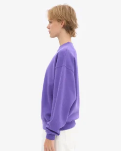 Organic Oversized Crew - Ultra Violet