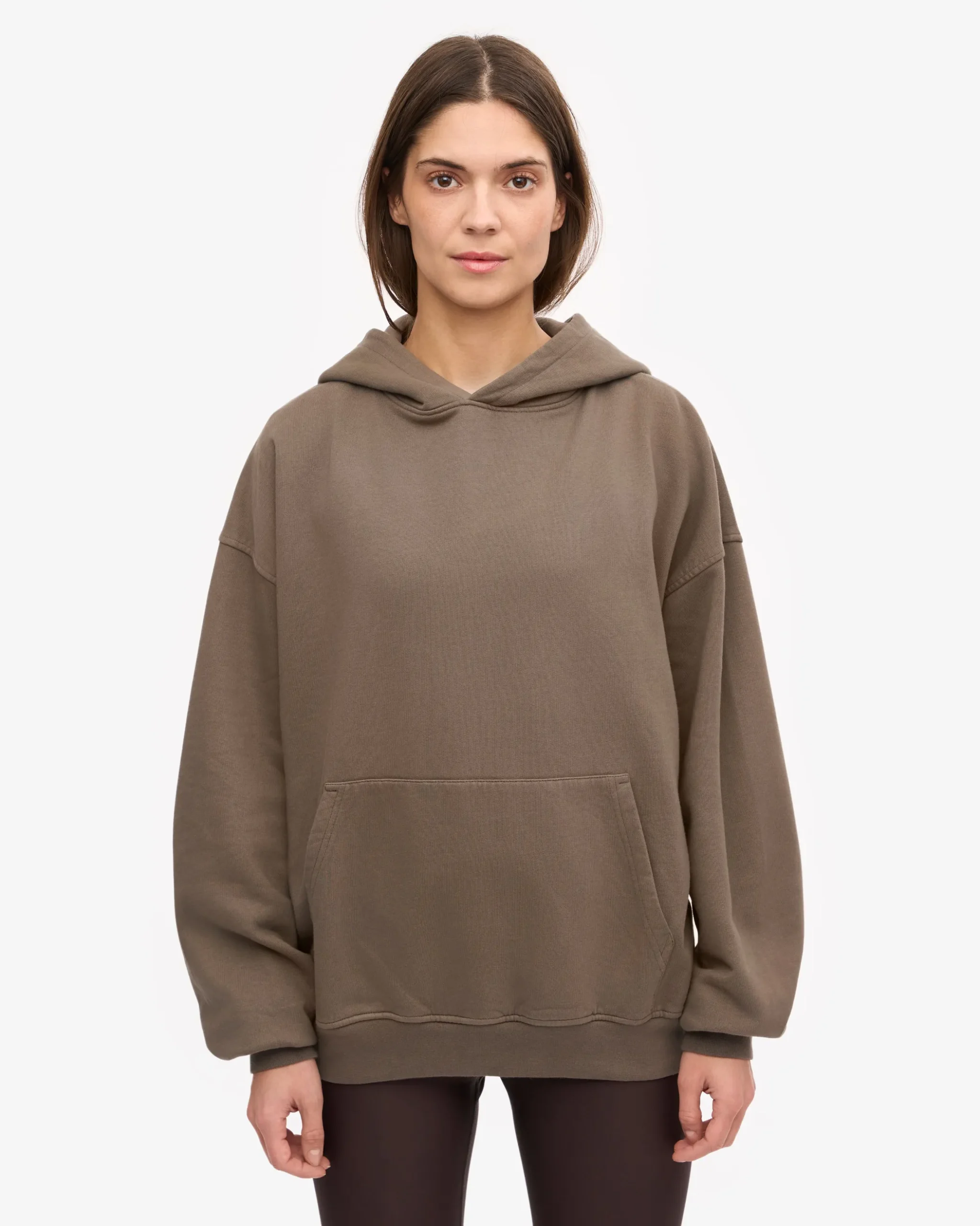 Organic Oversized Hood - Cedar Brown