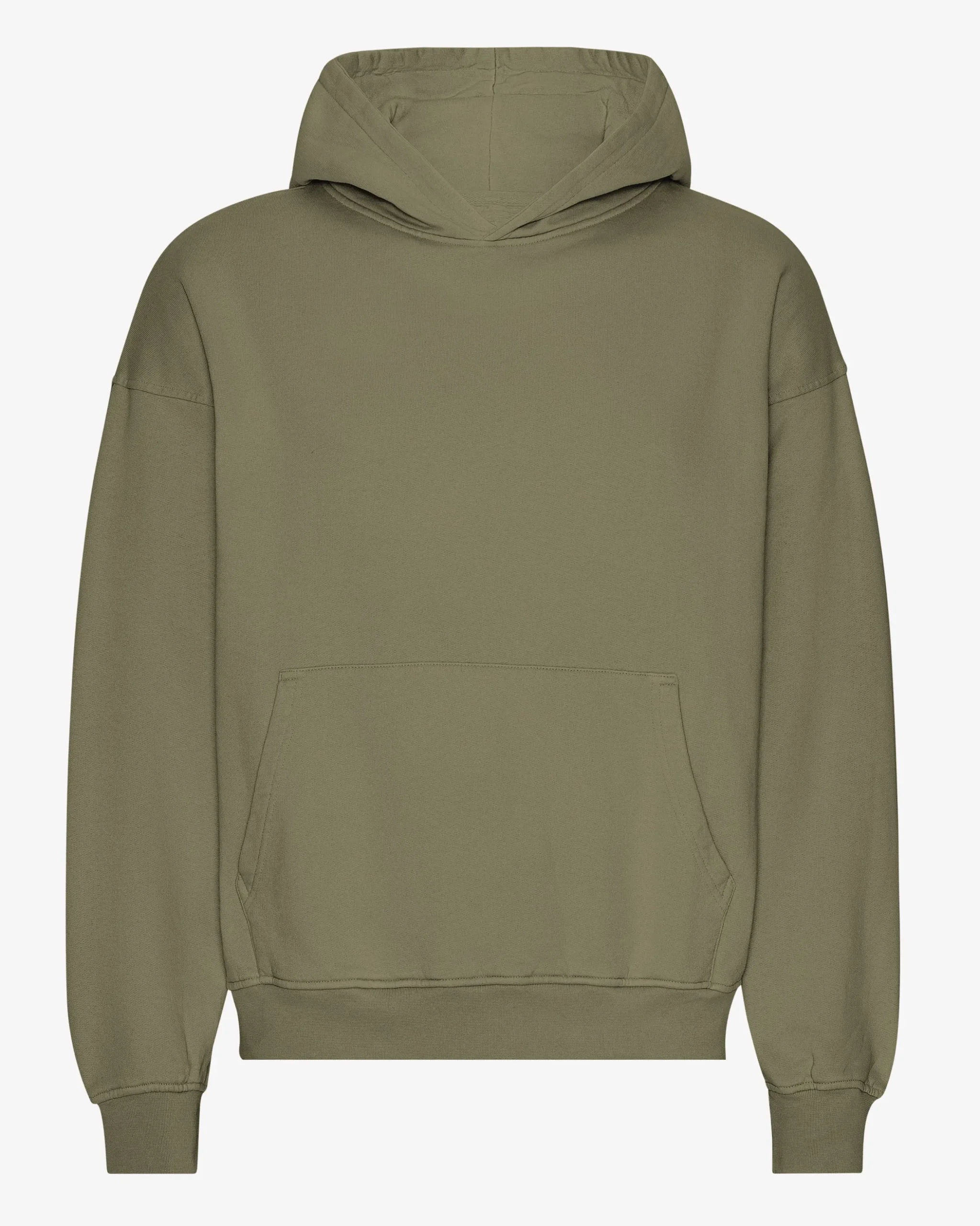 Organic Oversized Hood - Dusty Olive