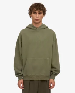 Organic Oversized Hood - Dusty Olive