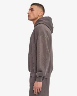Organic Oversized Hood - Faded Mud