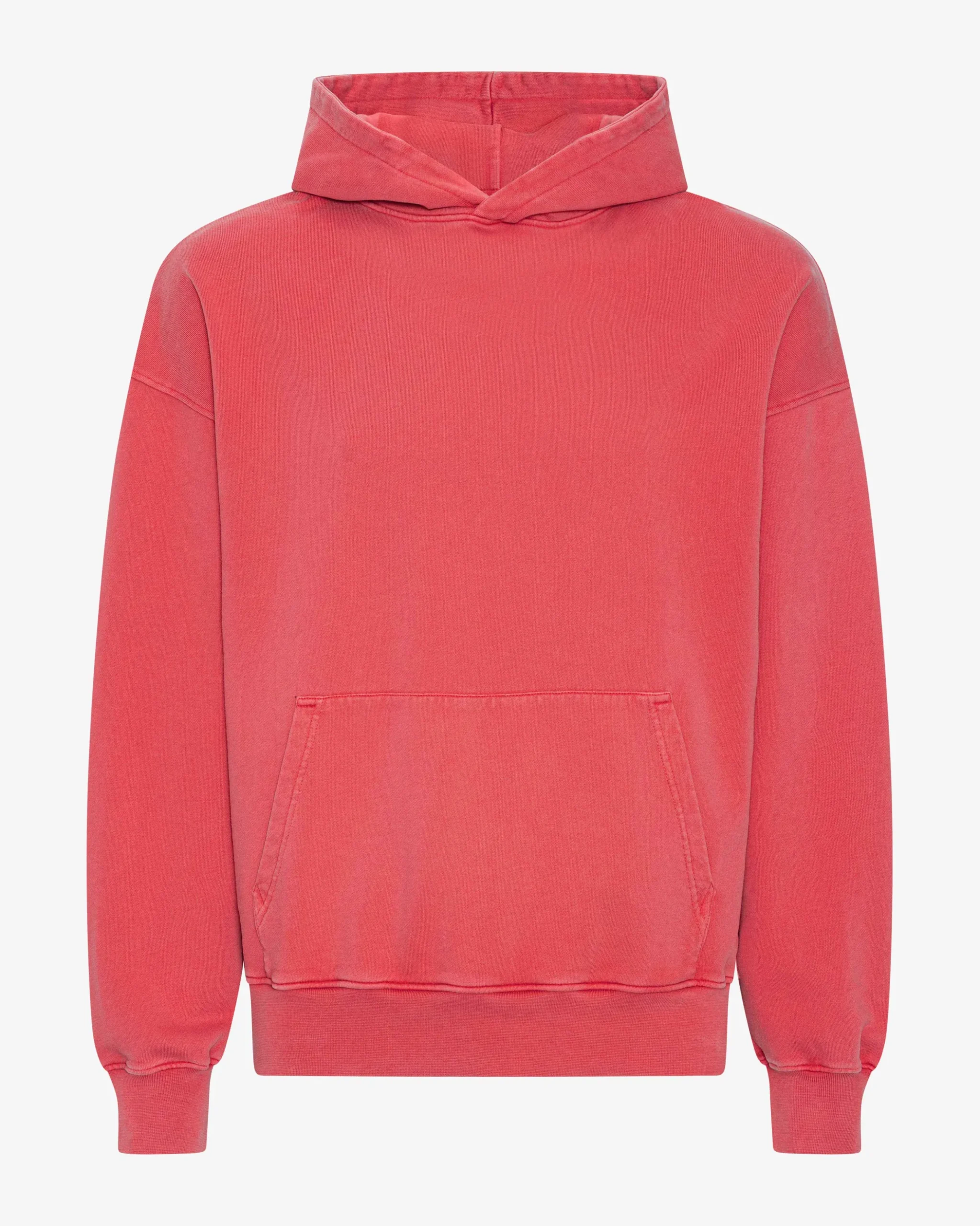 Organic Oversized Hood - Faded Red