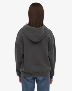 Organic Oversized Hood - Faded Black