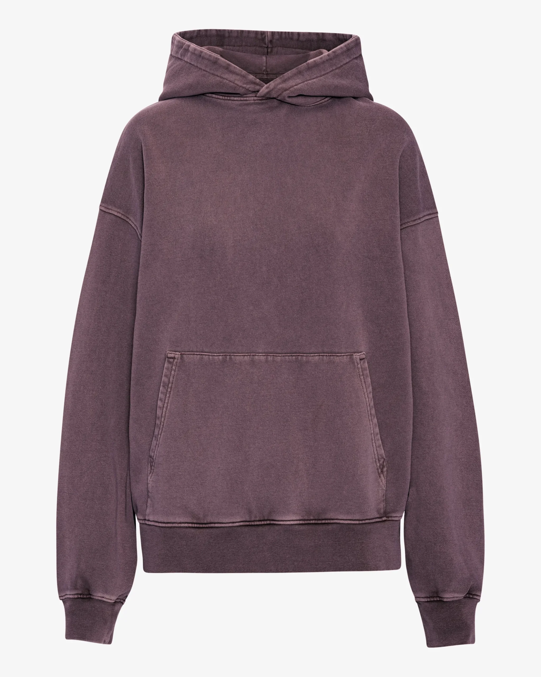 Organic Oversized Hood - Faded Grape