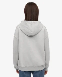 Organic Oversized Hood - Faded Grey