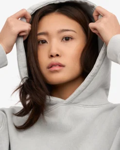 Organic Oversized Hood - Faded Grey
