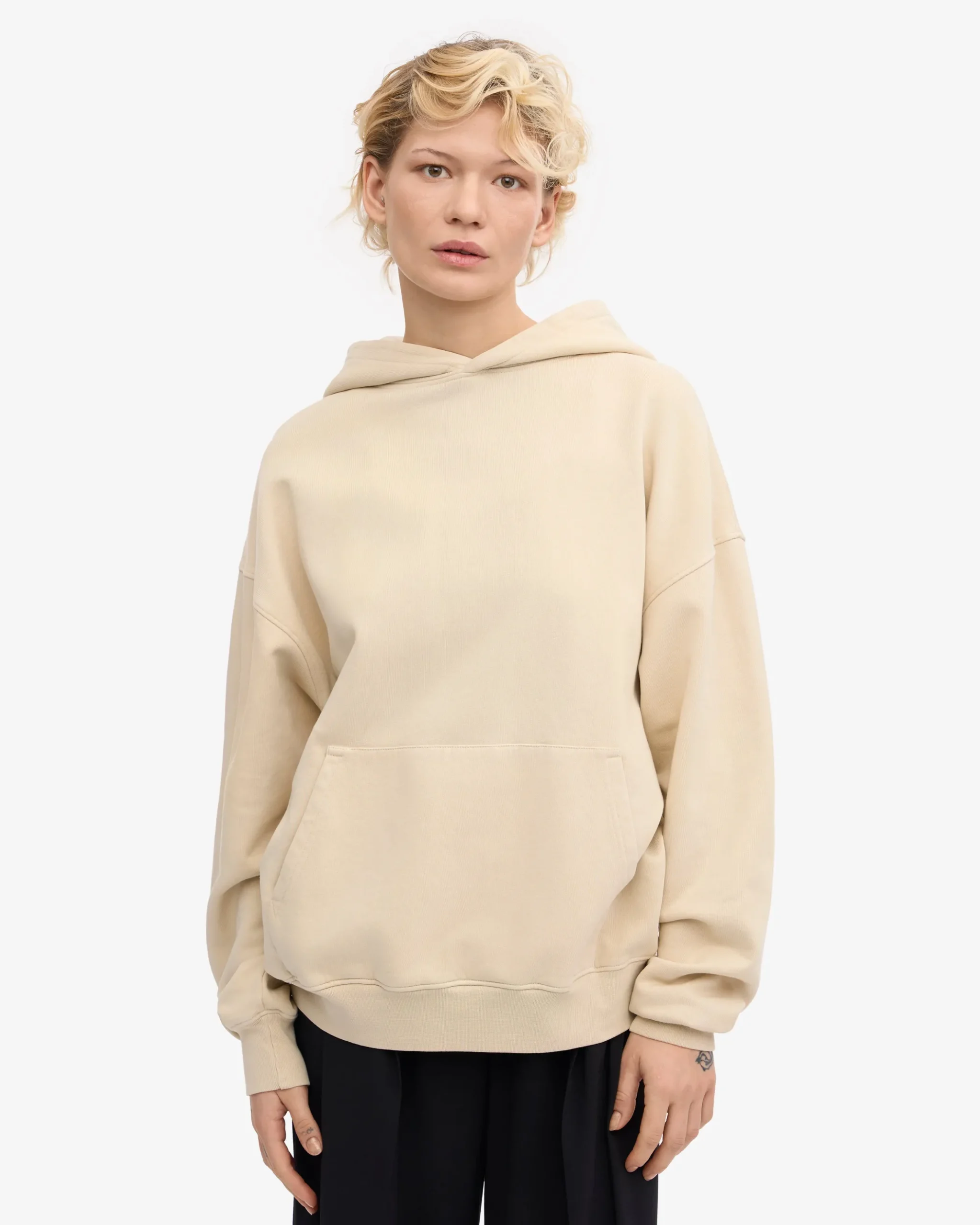 Organic Oversized Hood - Ivory White