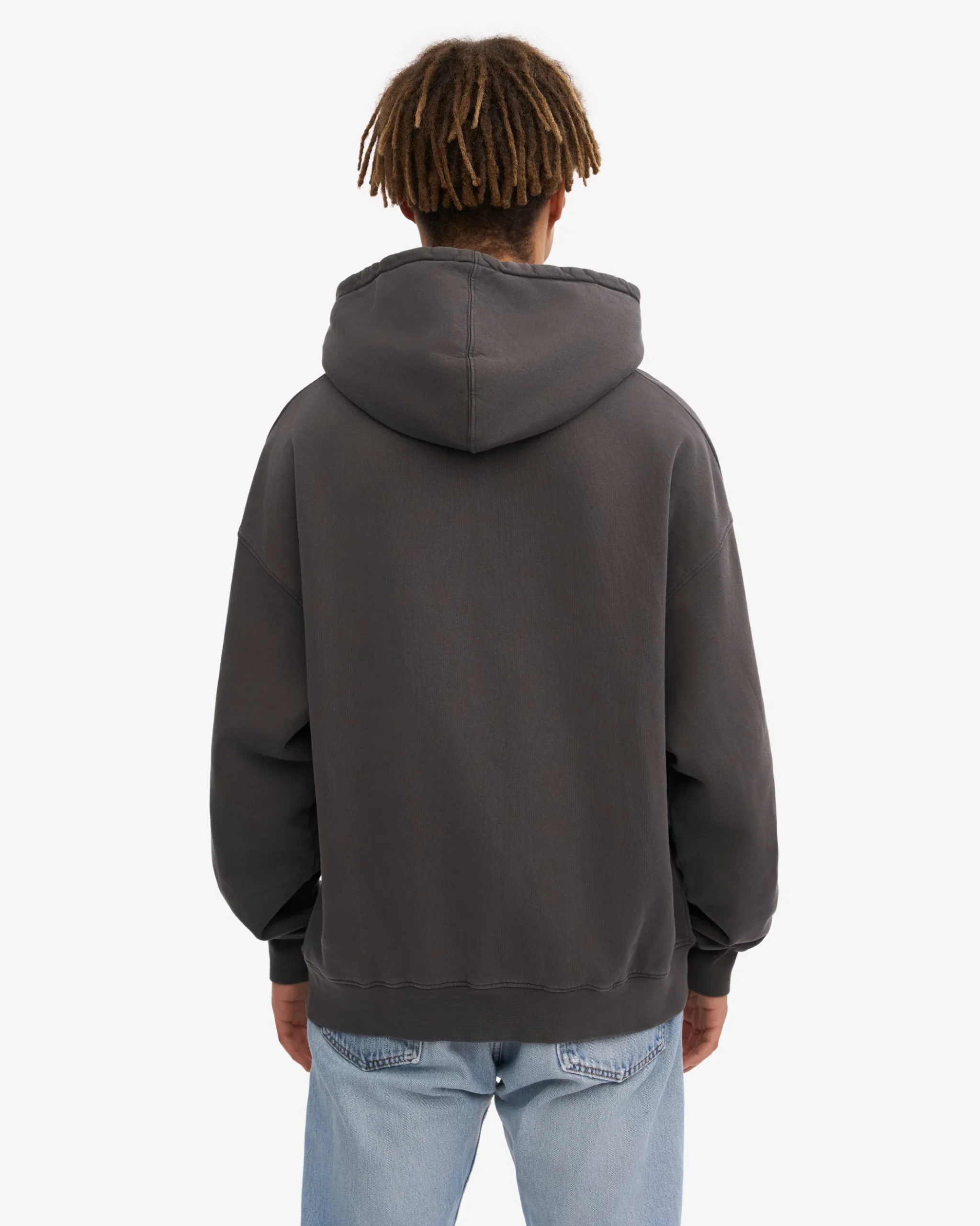 Organic Oversized Hood - Lava Grey