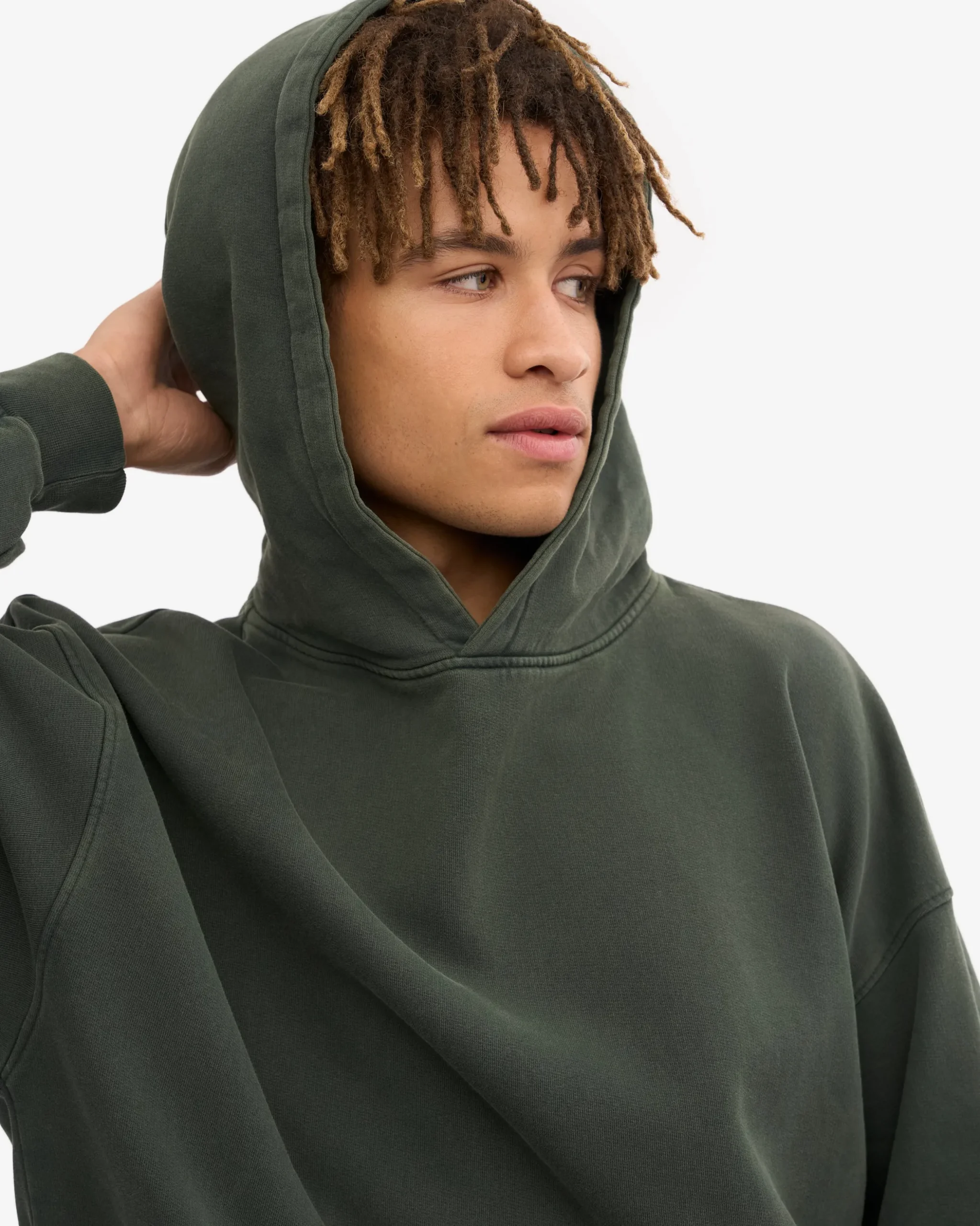 Organic Oversized Hood - Midnight Forest
