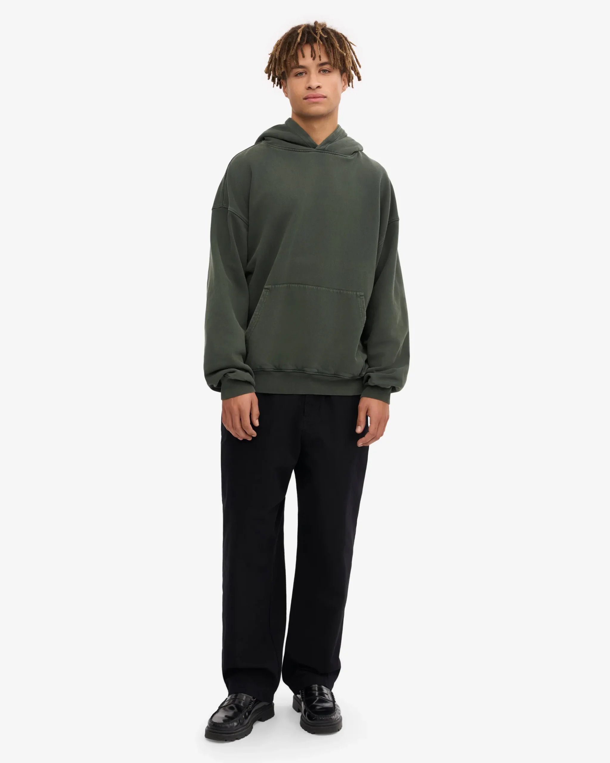 Organic Oversized Hood - Midnight Forest