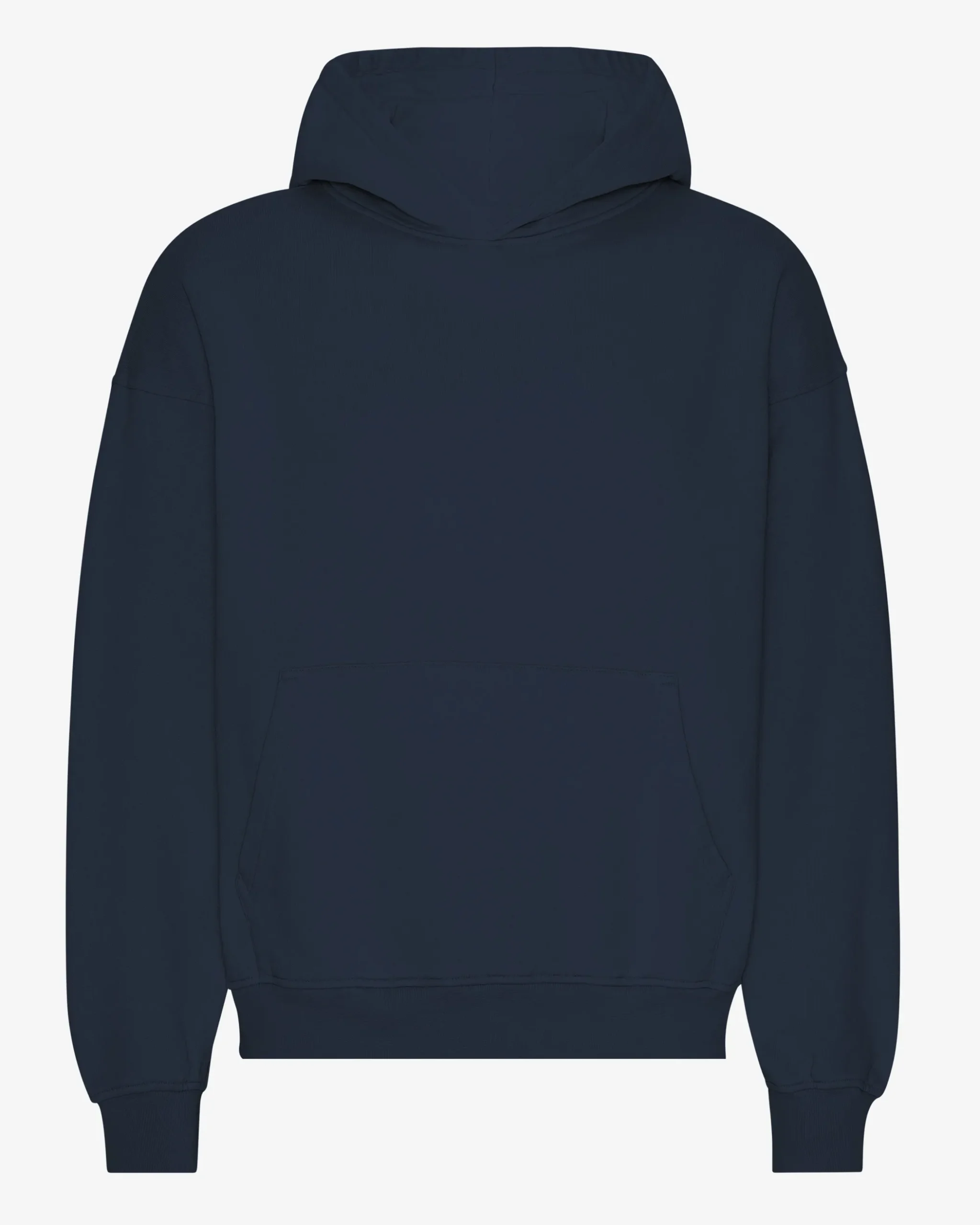 Organic Oversized Hood - Navy Blue