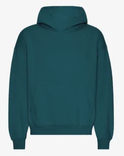 Organic Oversized Hood - Ocean Green