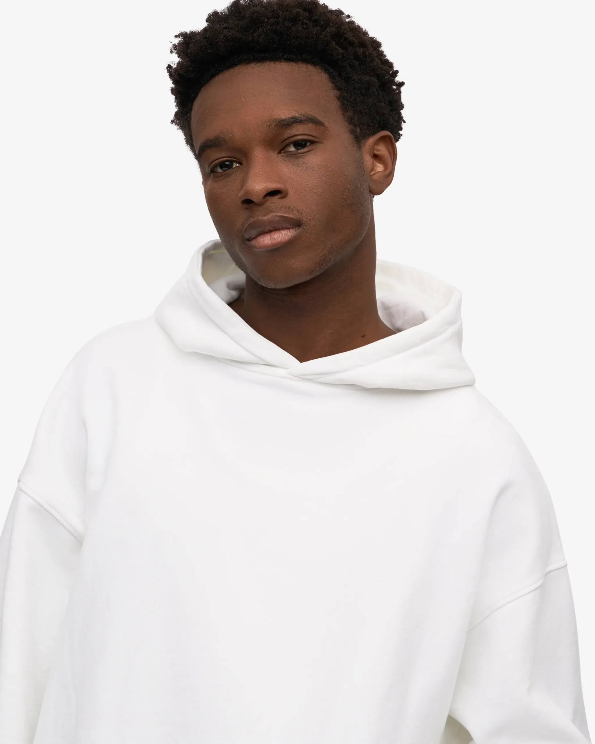 Organic Oversized Hood - Optical White