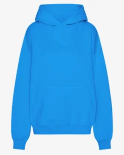 Organic Oversized Hood - Pacific Blue