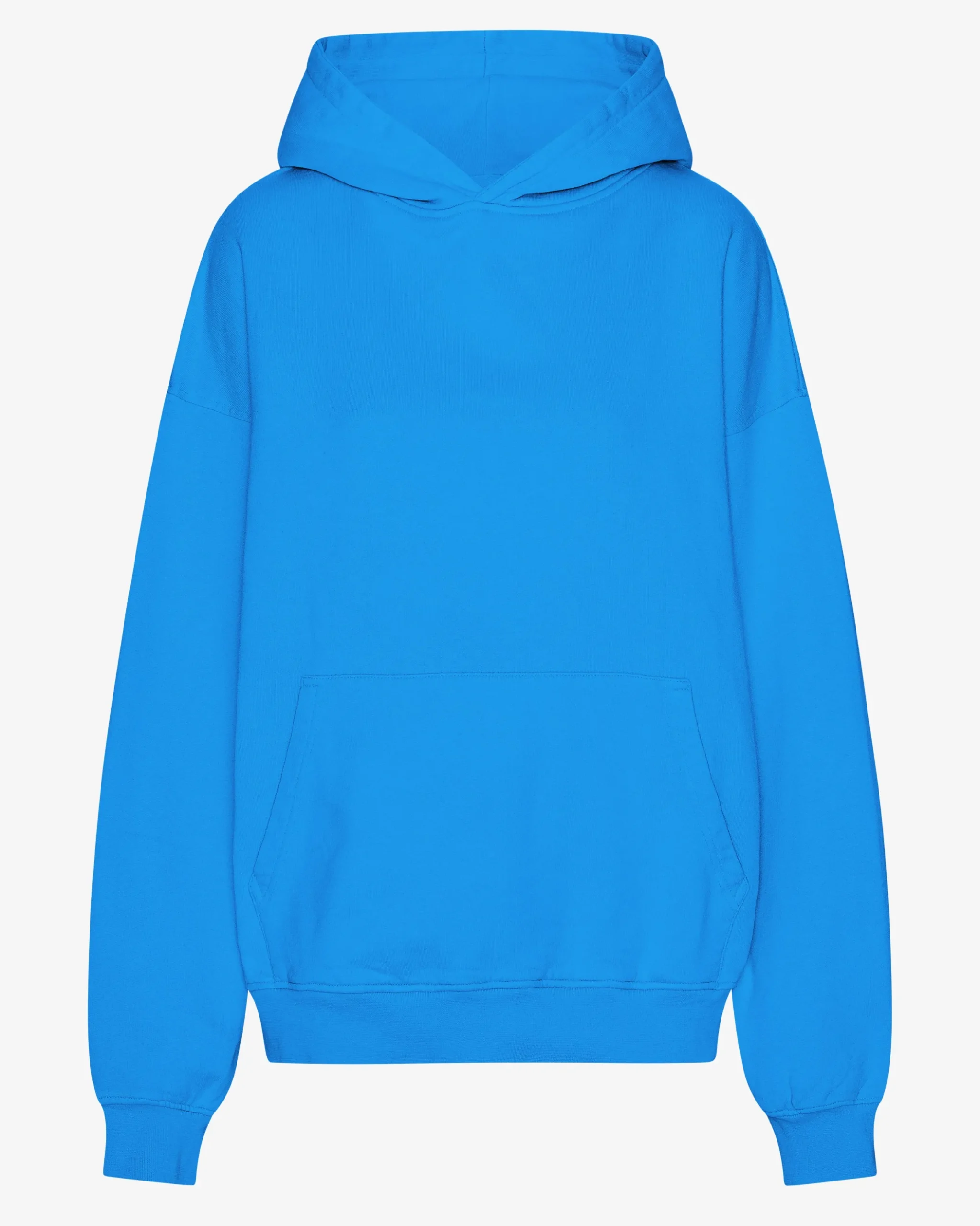 Organic Oversized Hood - Pacific Blue