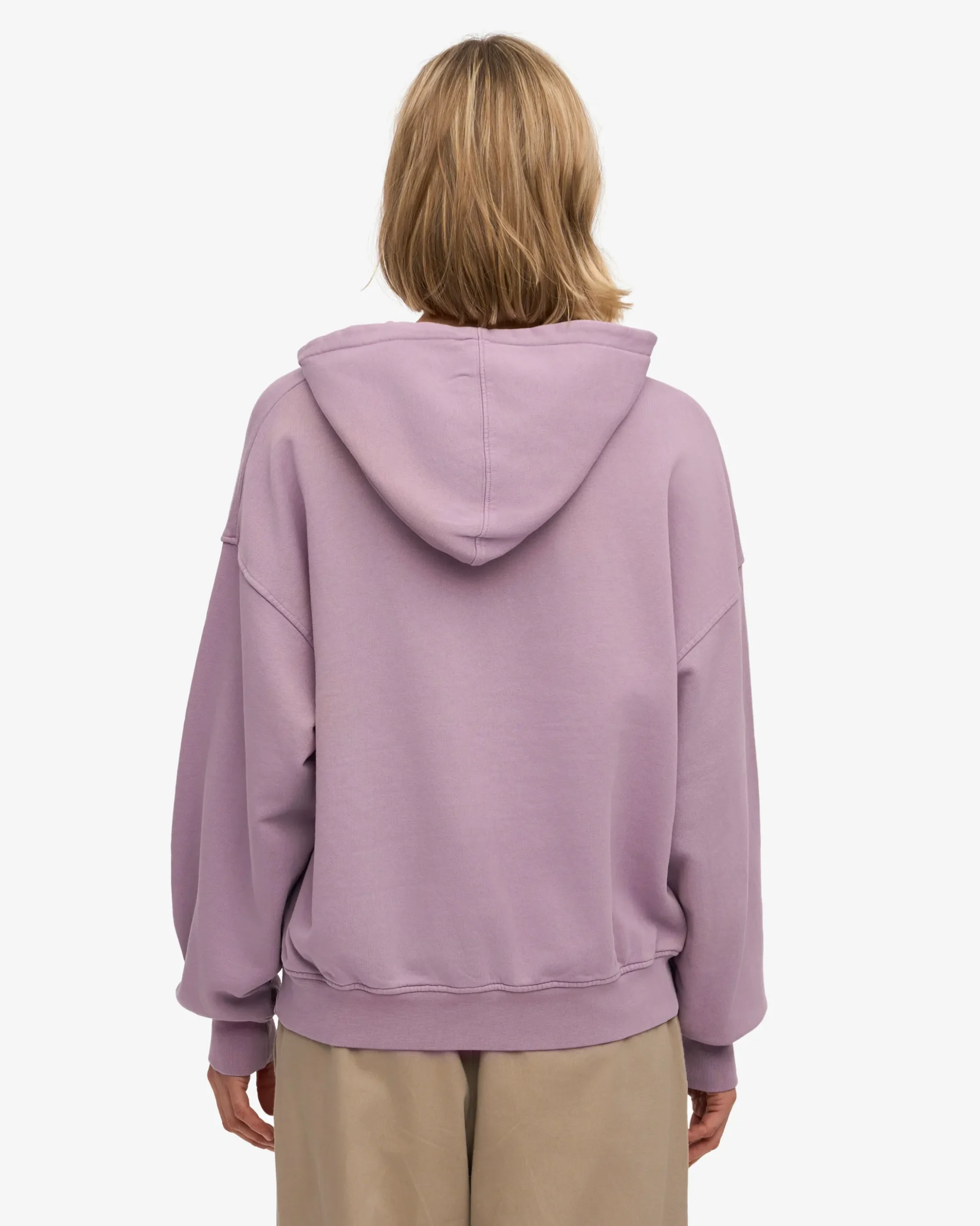 Organic Oversized Hood - Pearly Purple