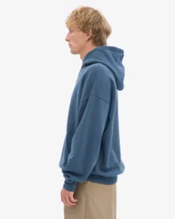 Organic Oversized Hood - Petrol Blue