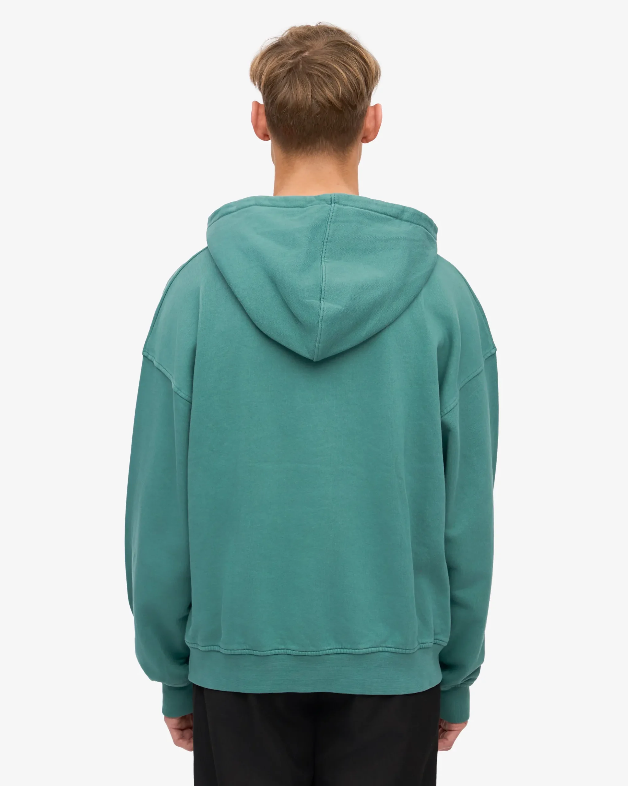 Organic Oversized Hood - Pine Green