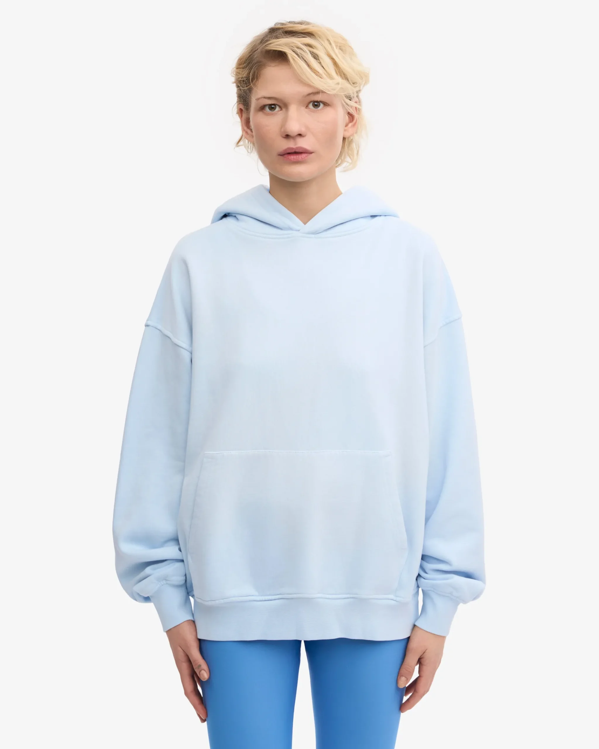 Organic Oversized Hood - Polar Blue