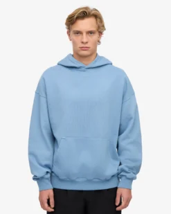 Organic Oversized Hood - Seaside Blue