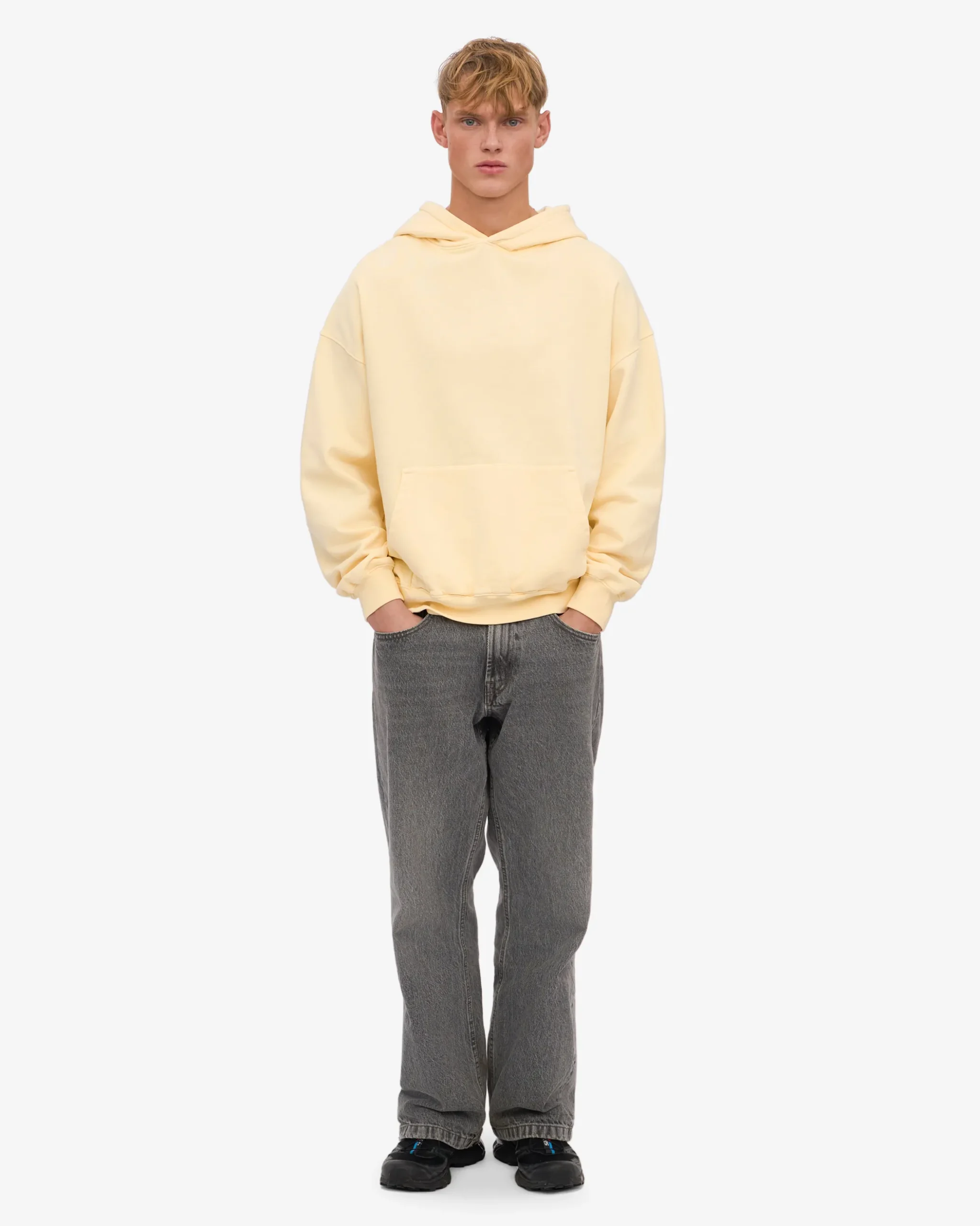 Organic Oversized Hood - Soft Yellow