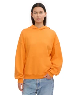 Organic Oversized Hood - Sunny Orange