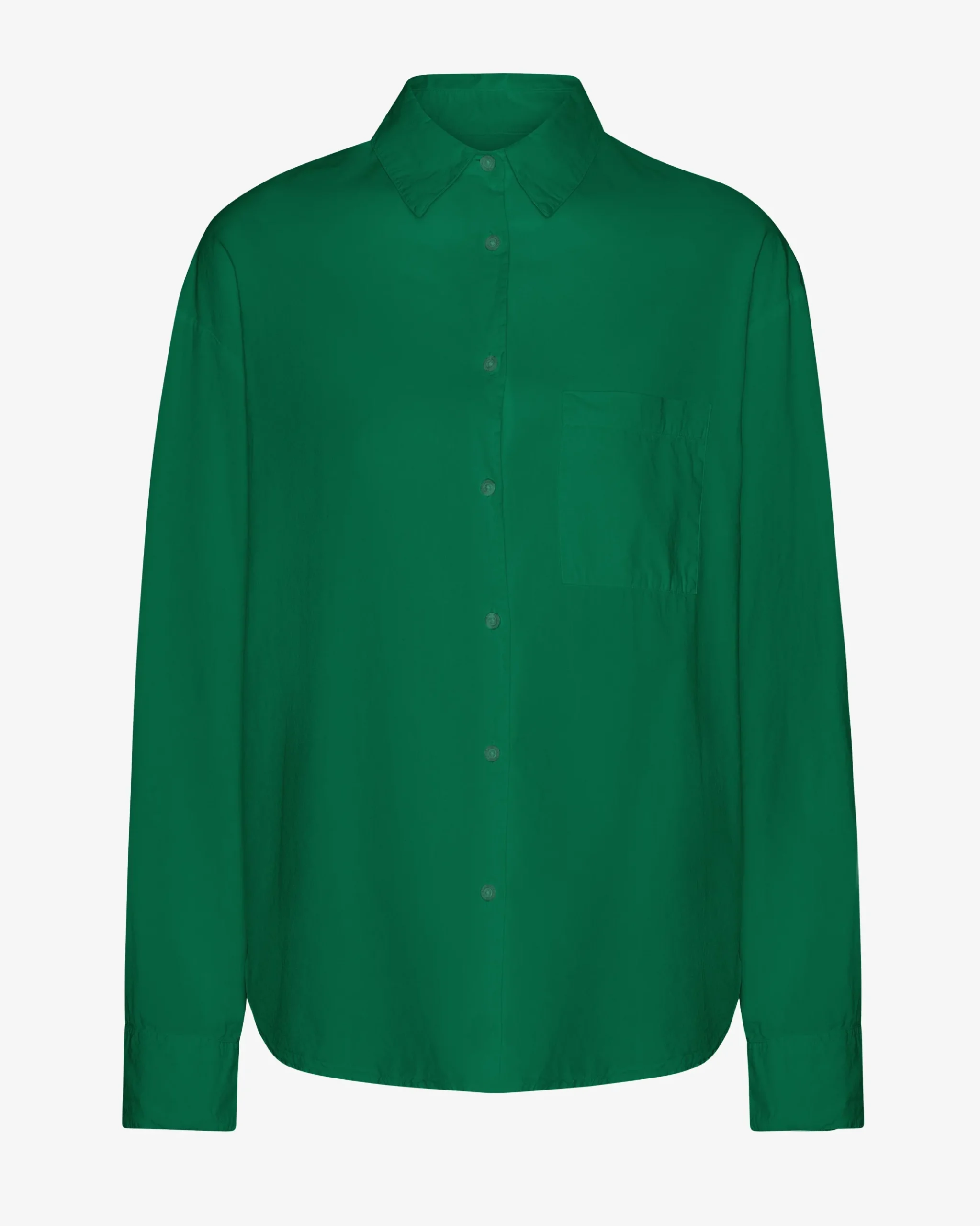 Organic Oversized Shirt - Kelly Green
