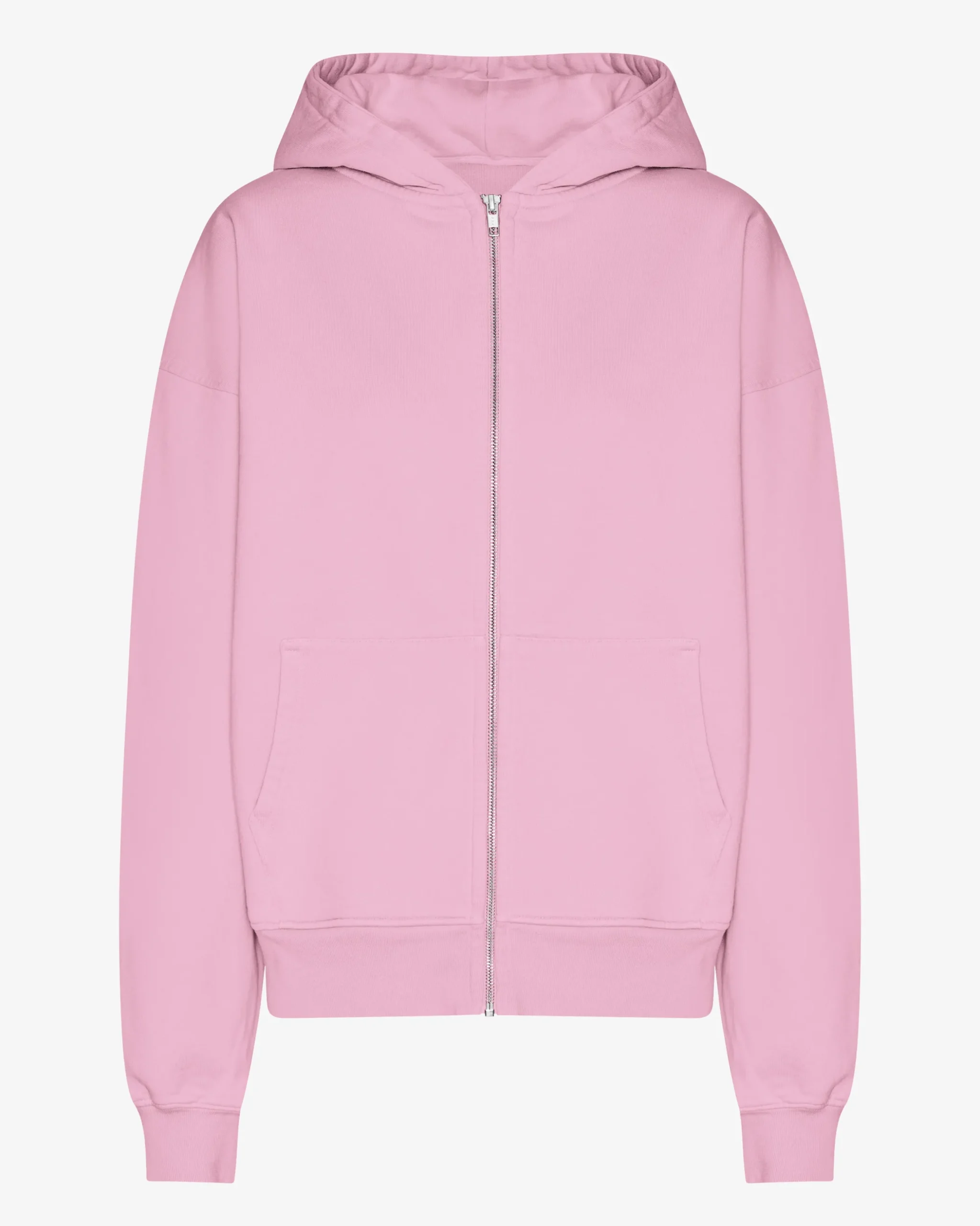 Organic Oversized Zip Hood - Cherry Blossom