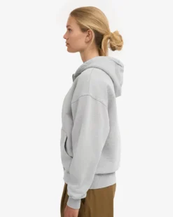 Organic Oversized Zip Hood - Faded Grey