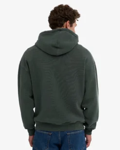 Organic Oversized Zip Hood - Optical White