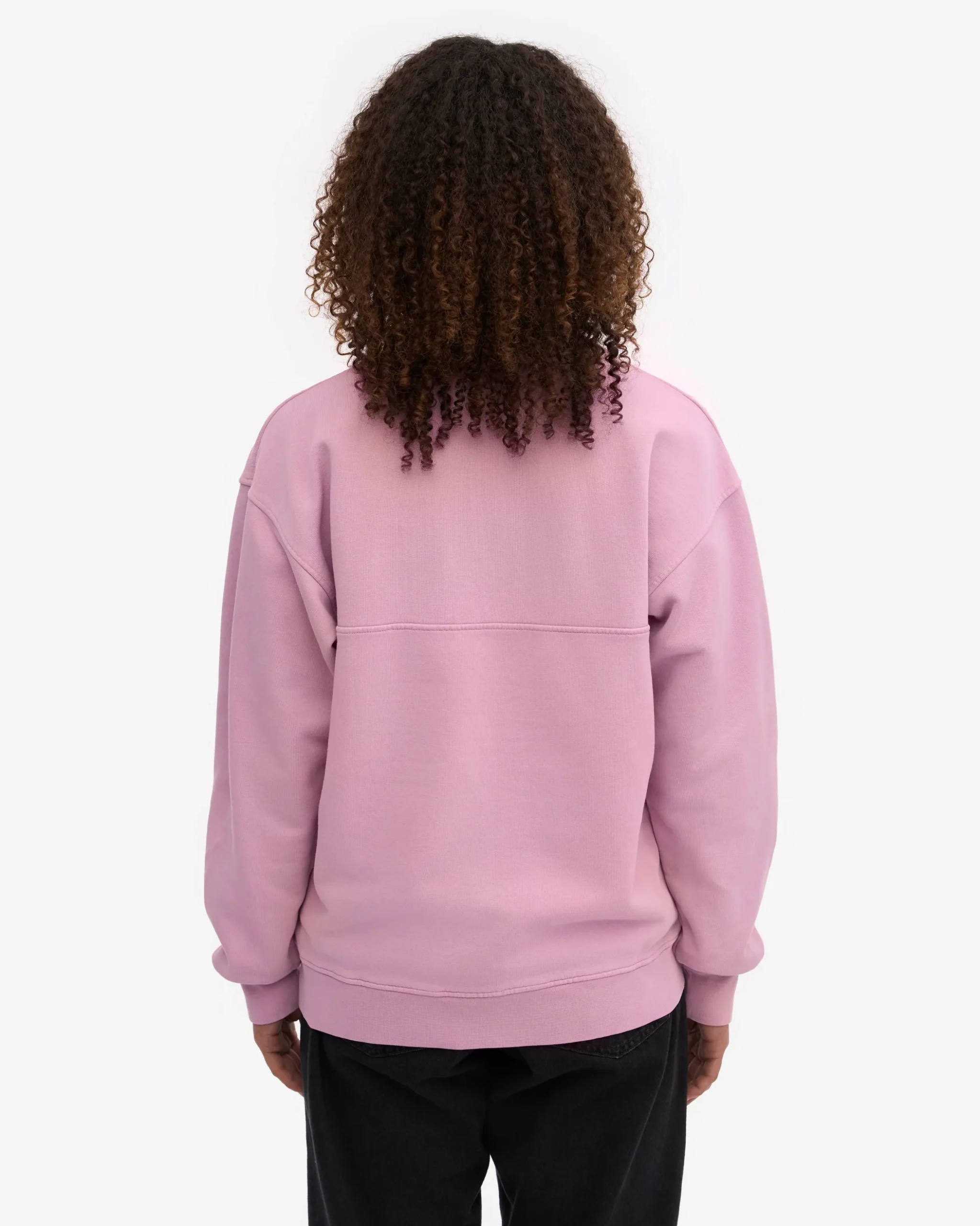 Organic Quarter Zip - Cherry Blossom