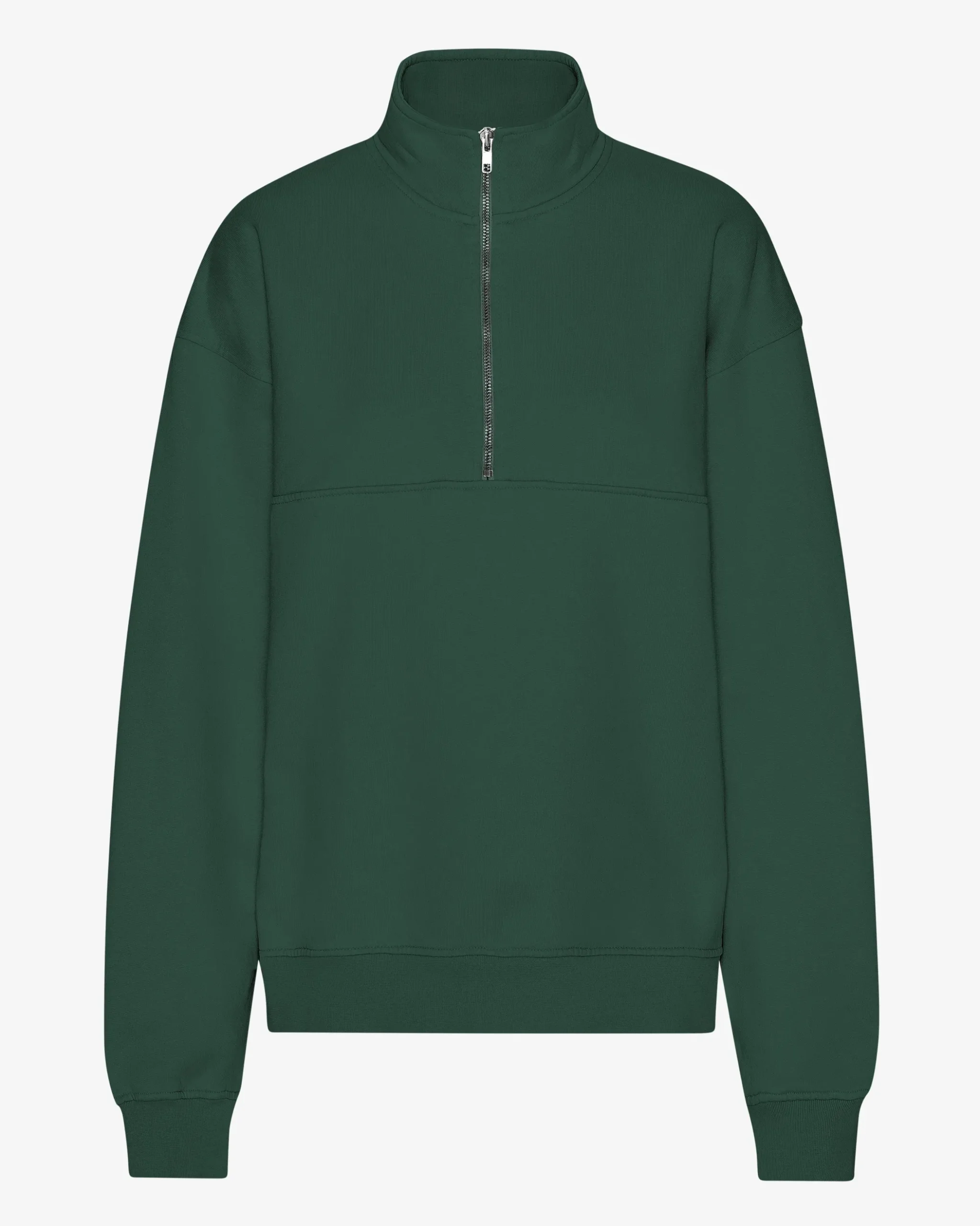 Organic Quarter Zip - Emerald Green