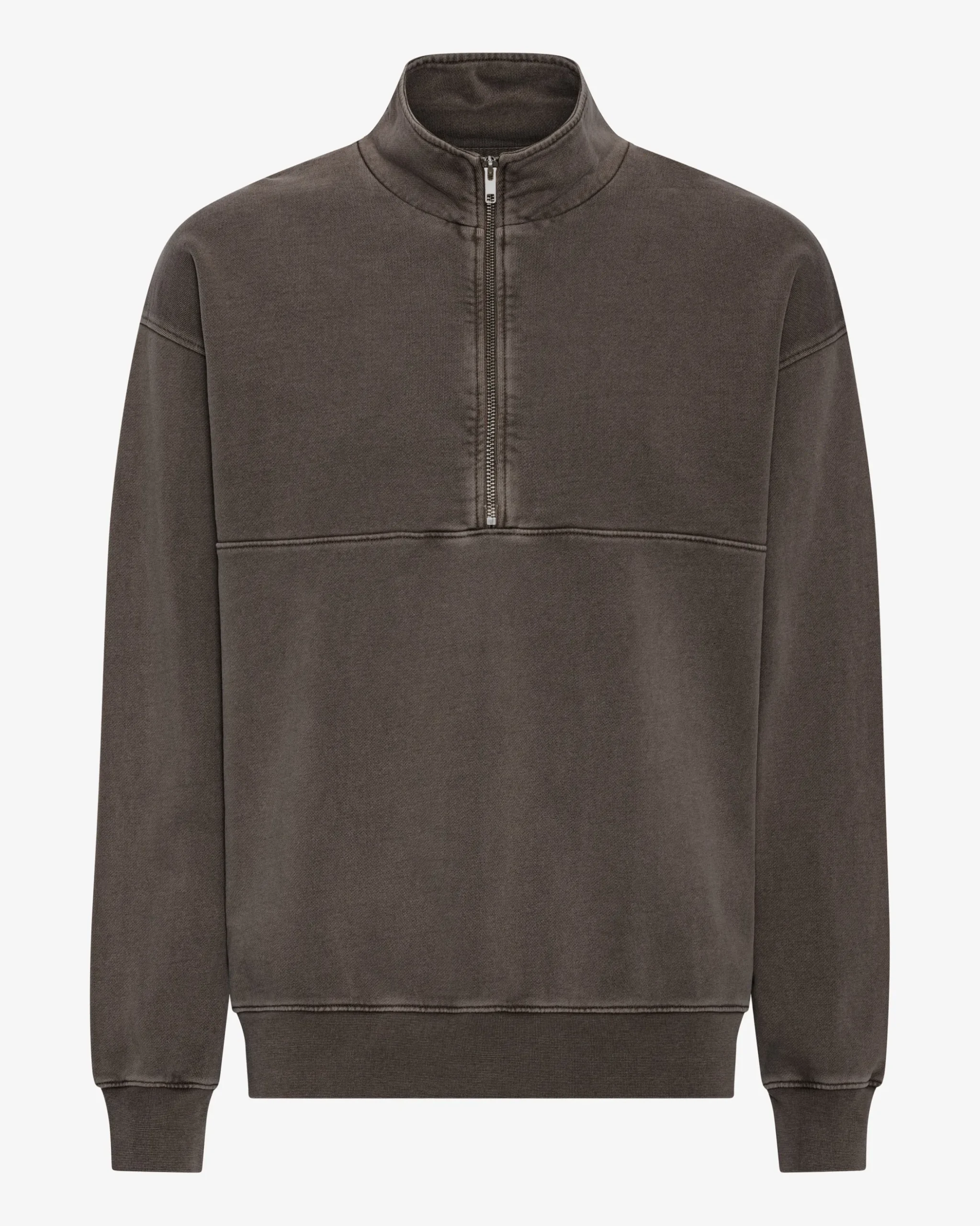 Organic Quarter Zip - Faded Mud