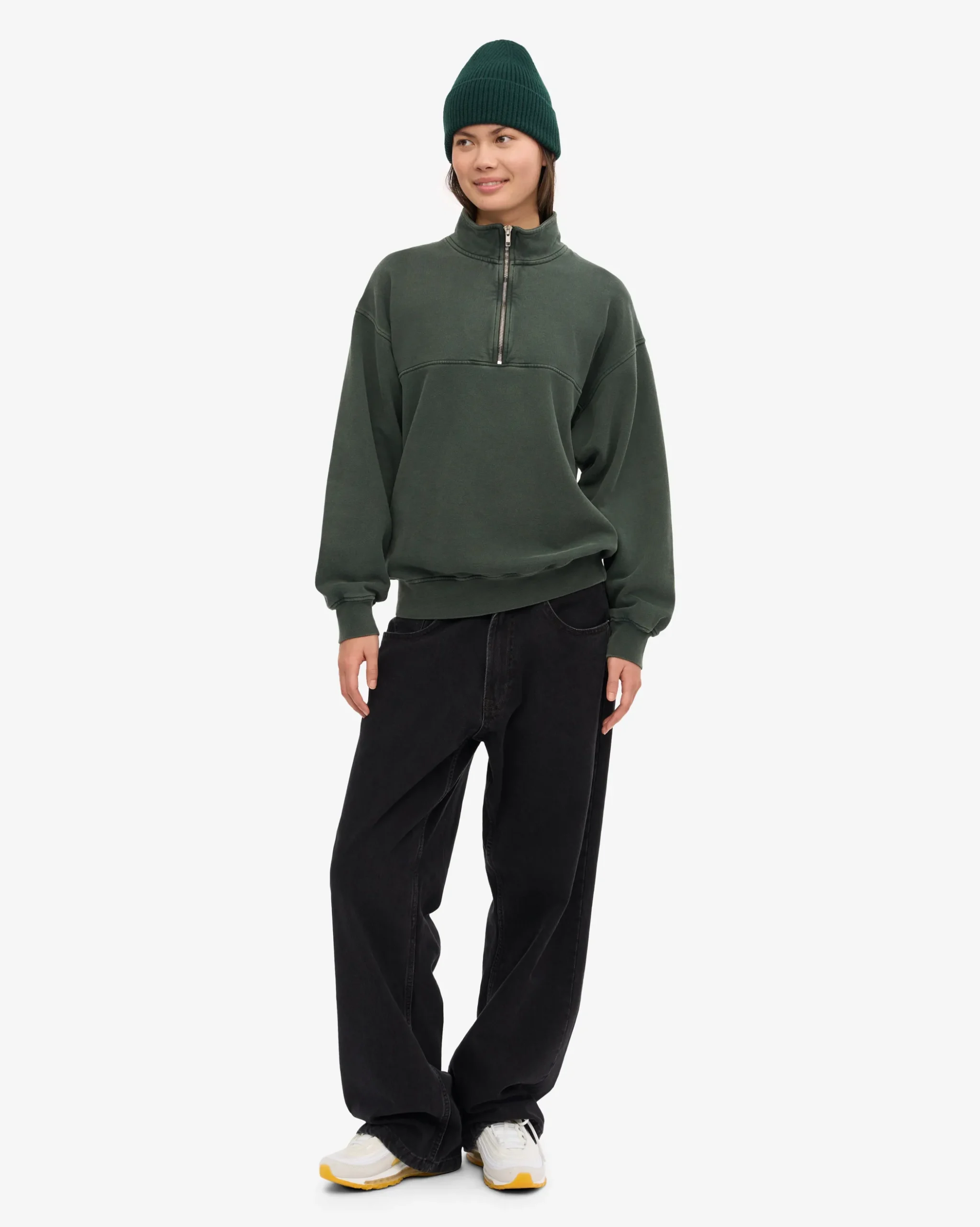 Organic Quarter Zip - Midnight Forest