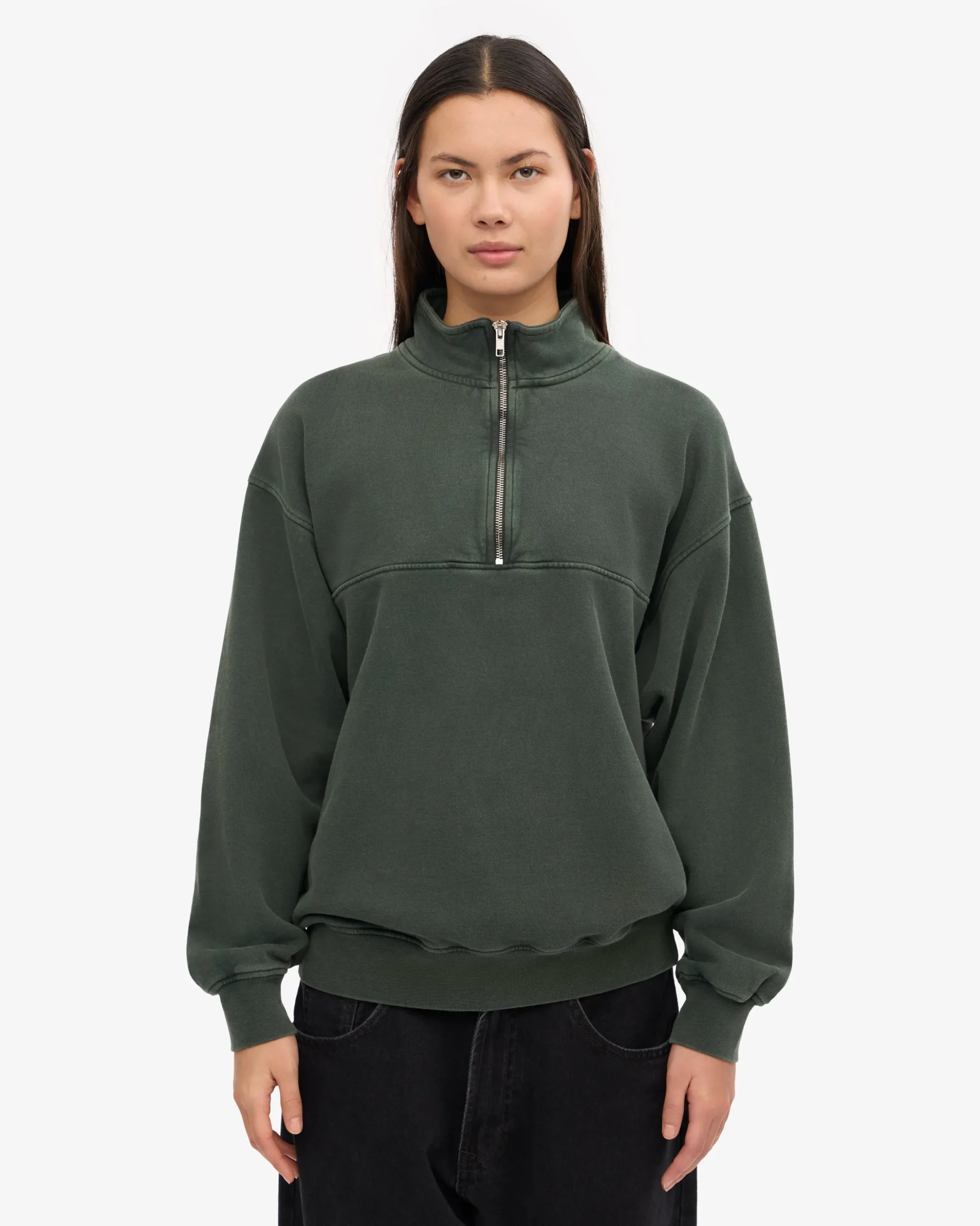 Organic Quarter Zip - Midnight Forest