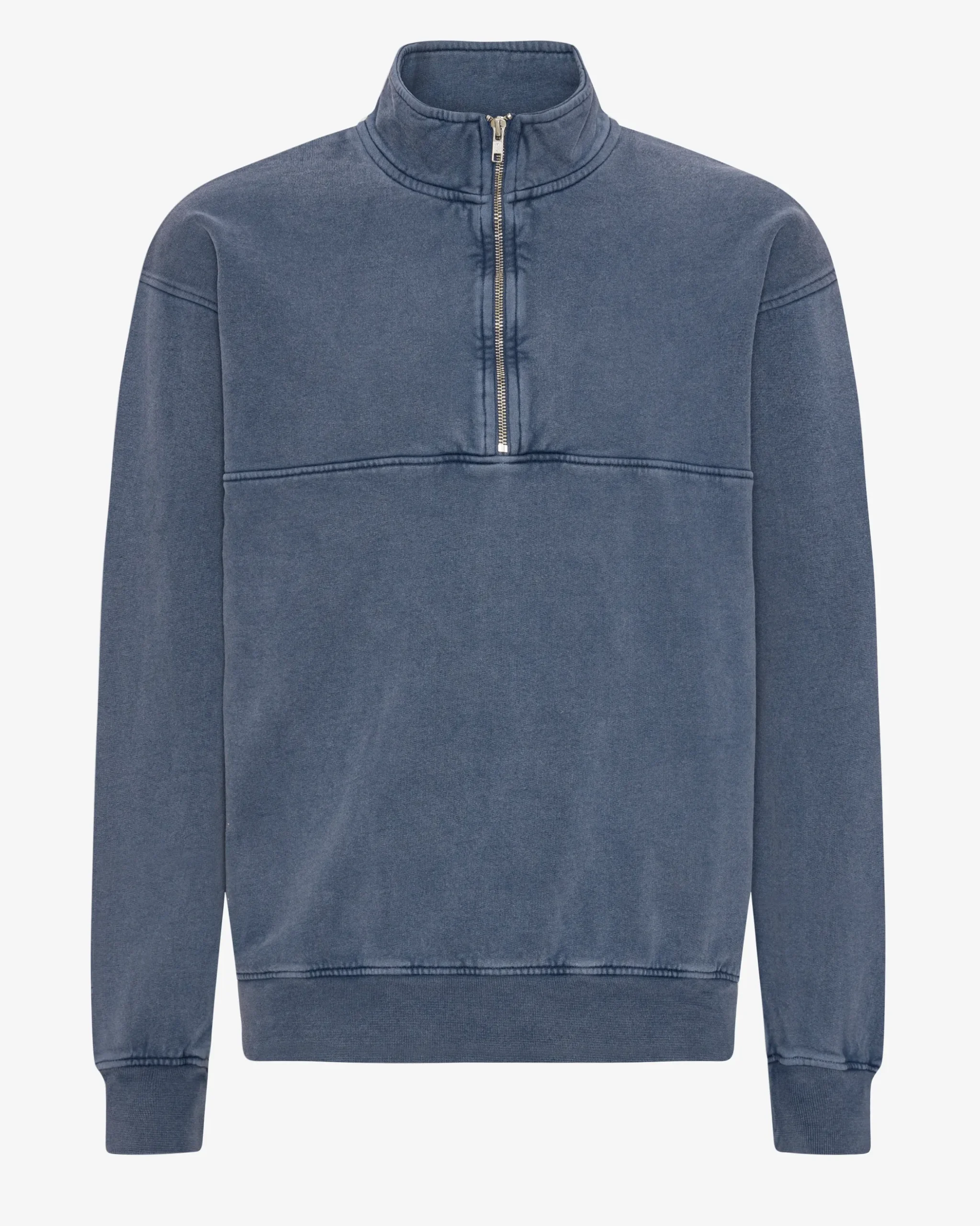 Organic Quarter Zip - Neptune Blue