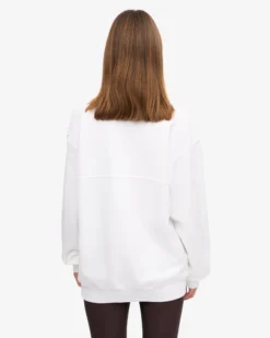Organic Quarter Zip - Optical White