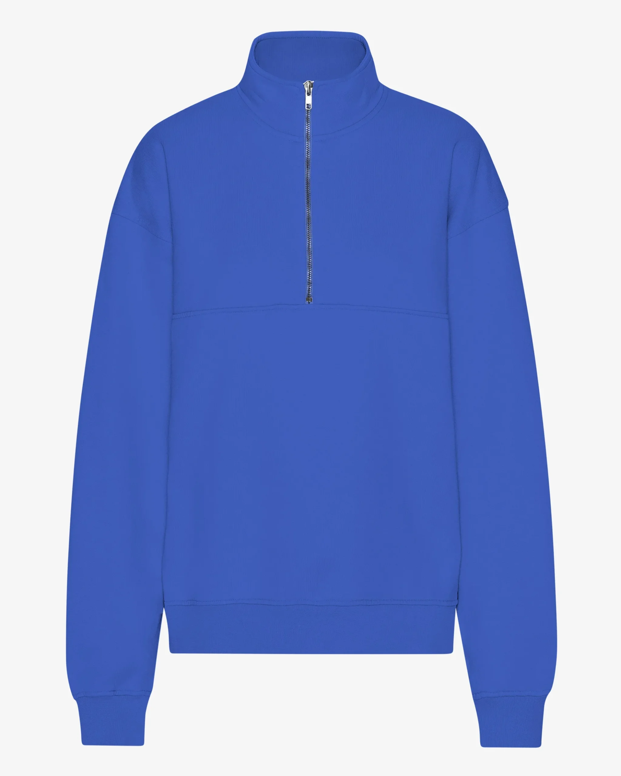 Organic Quarter Zip - Sapphire Blue