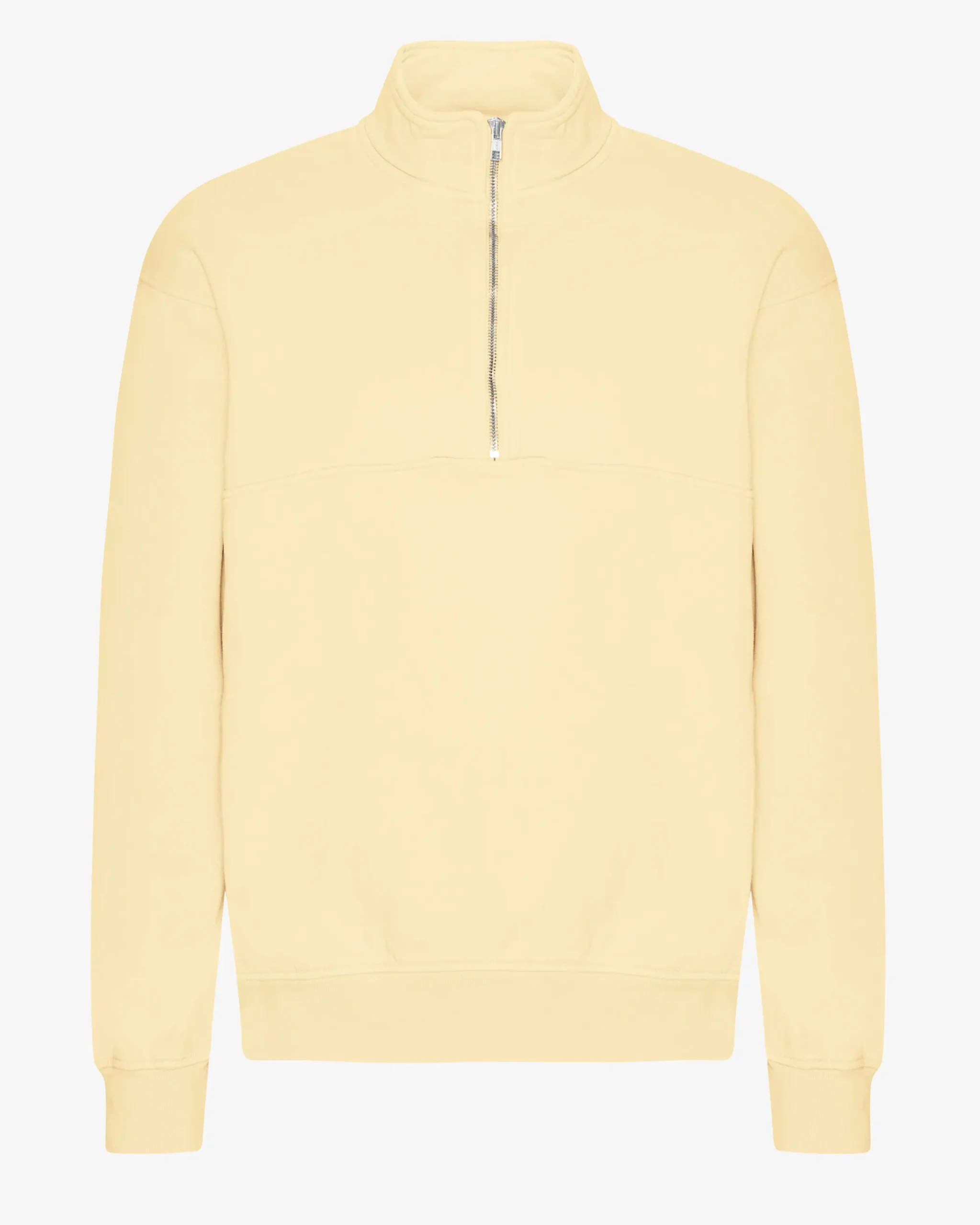 Organic Quarter Zip - Soft Yellow