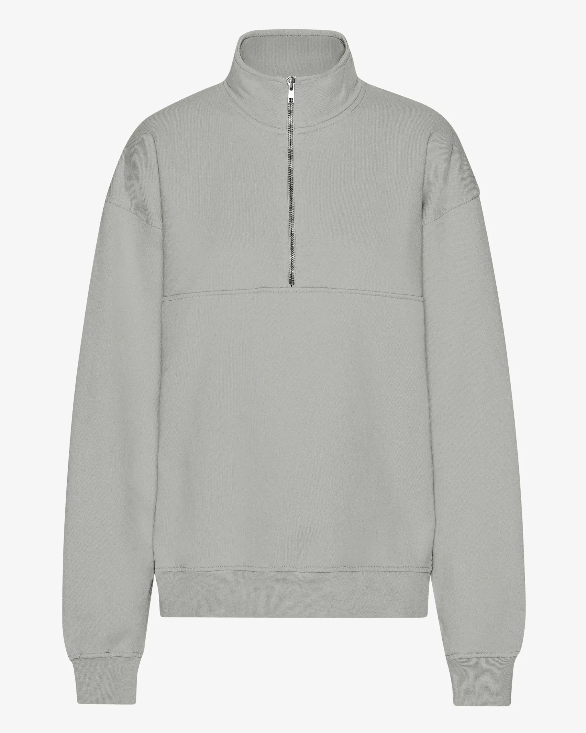 Organic Quarter Zip - Steel Blue
