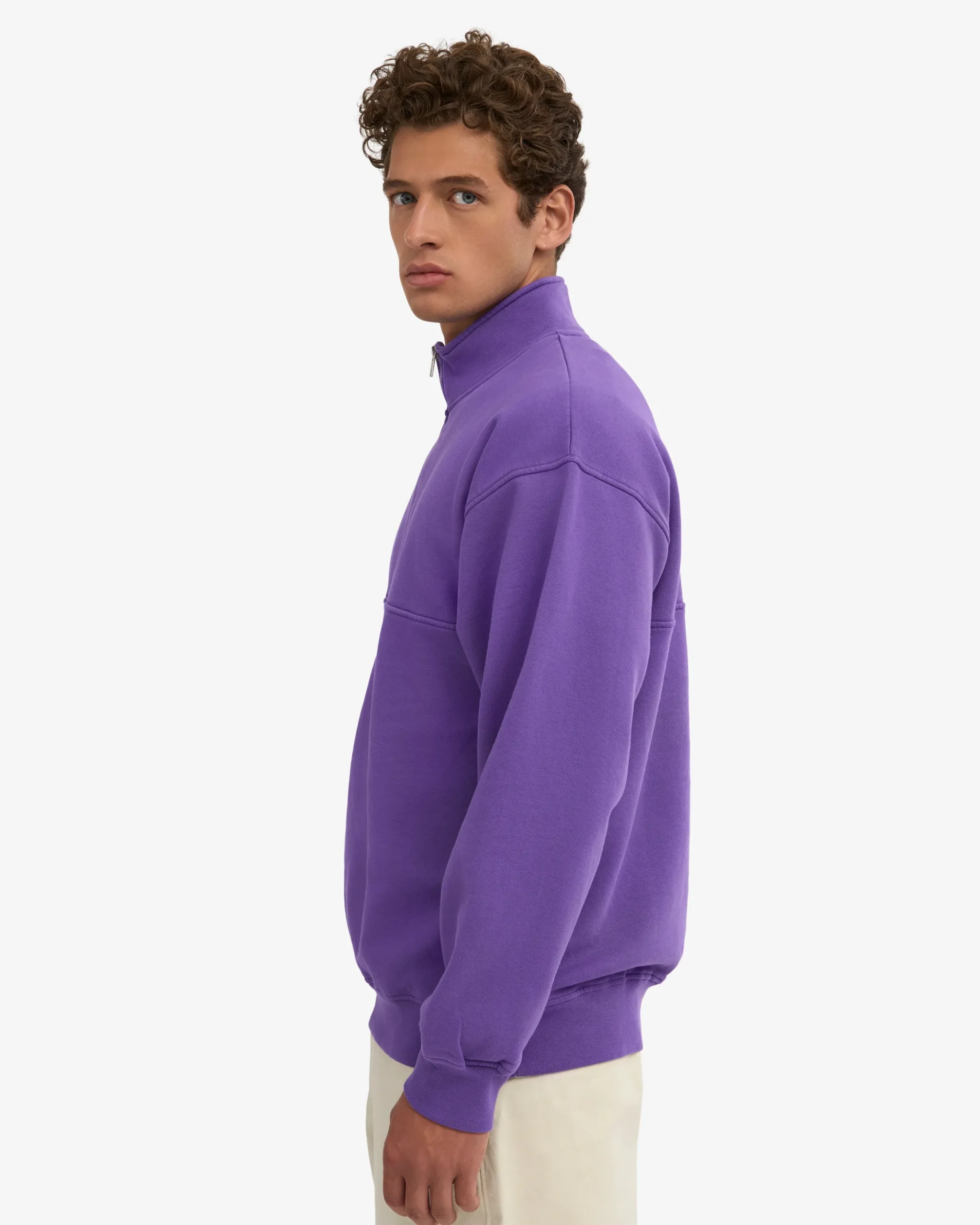 Organic Quarter Zip - Ultra Violet