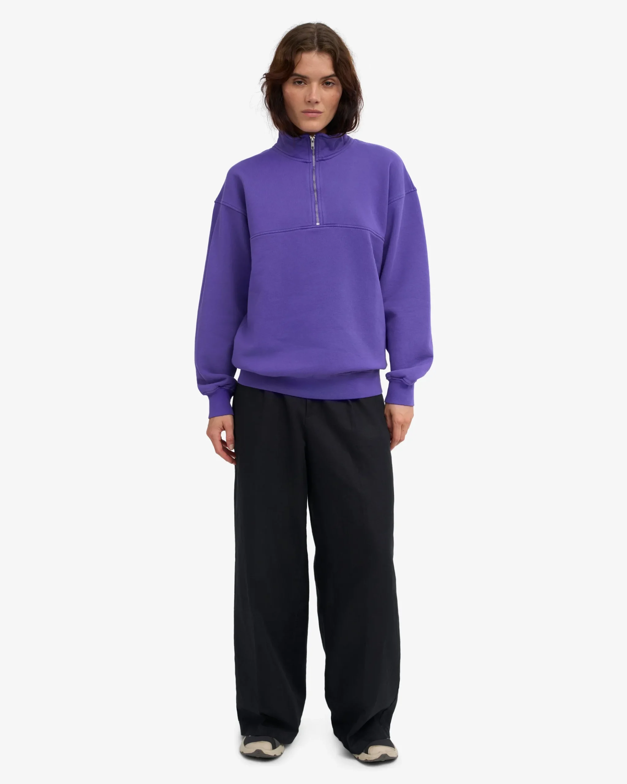 Organic Quarter Zip - Ultra Violet