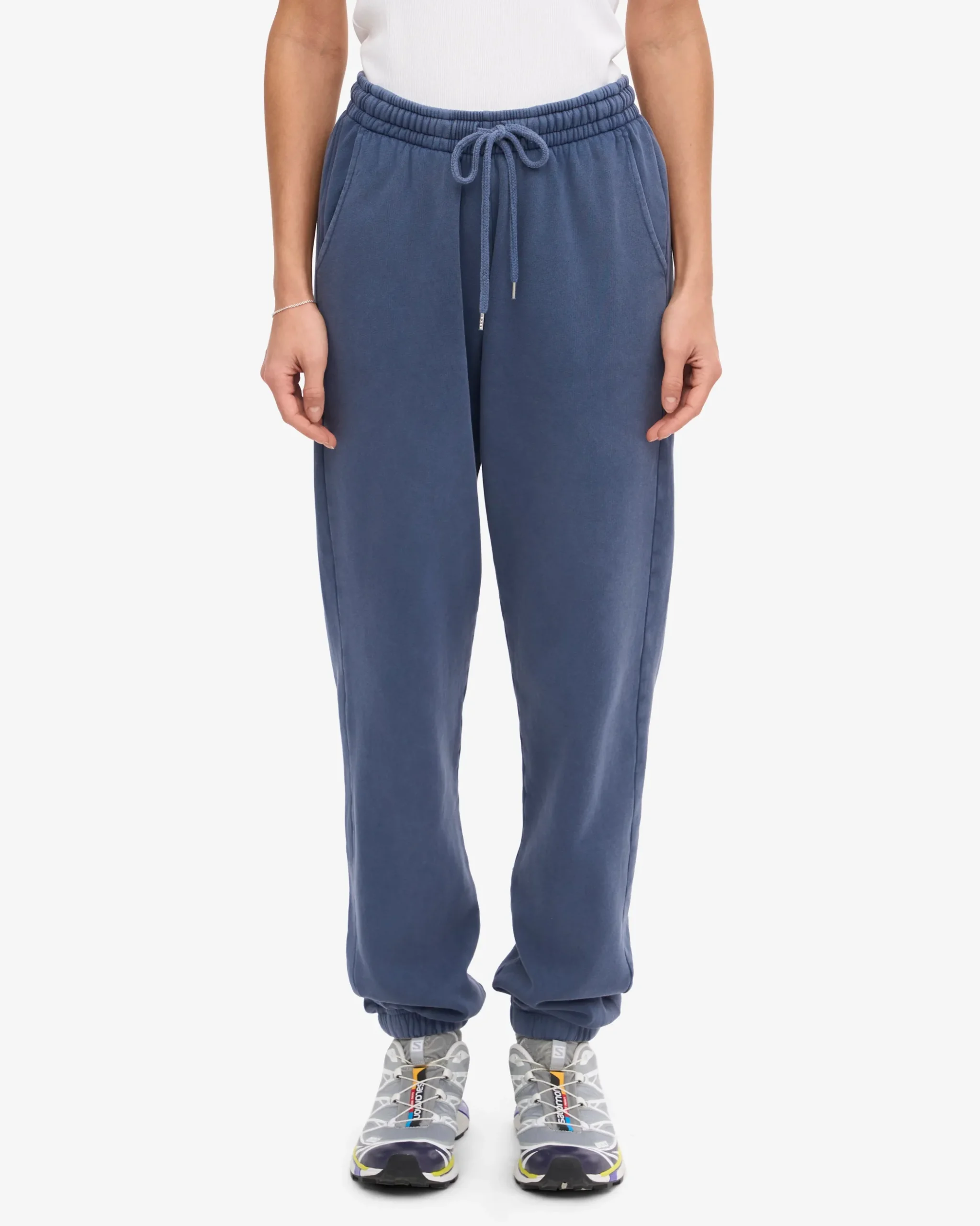 Organic Relaxed Hood Sweatsuit - Neptune Blue