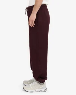 Organic Relaxed Hood Sweatsuit - Oxblood Red