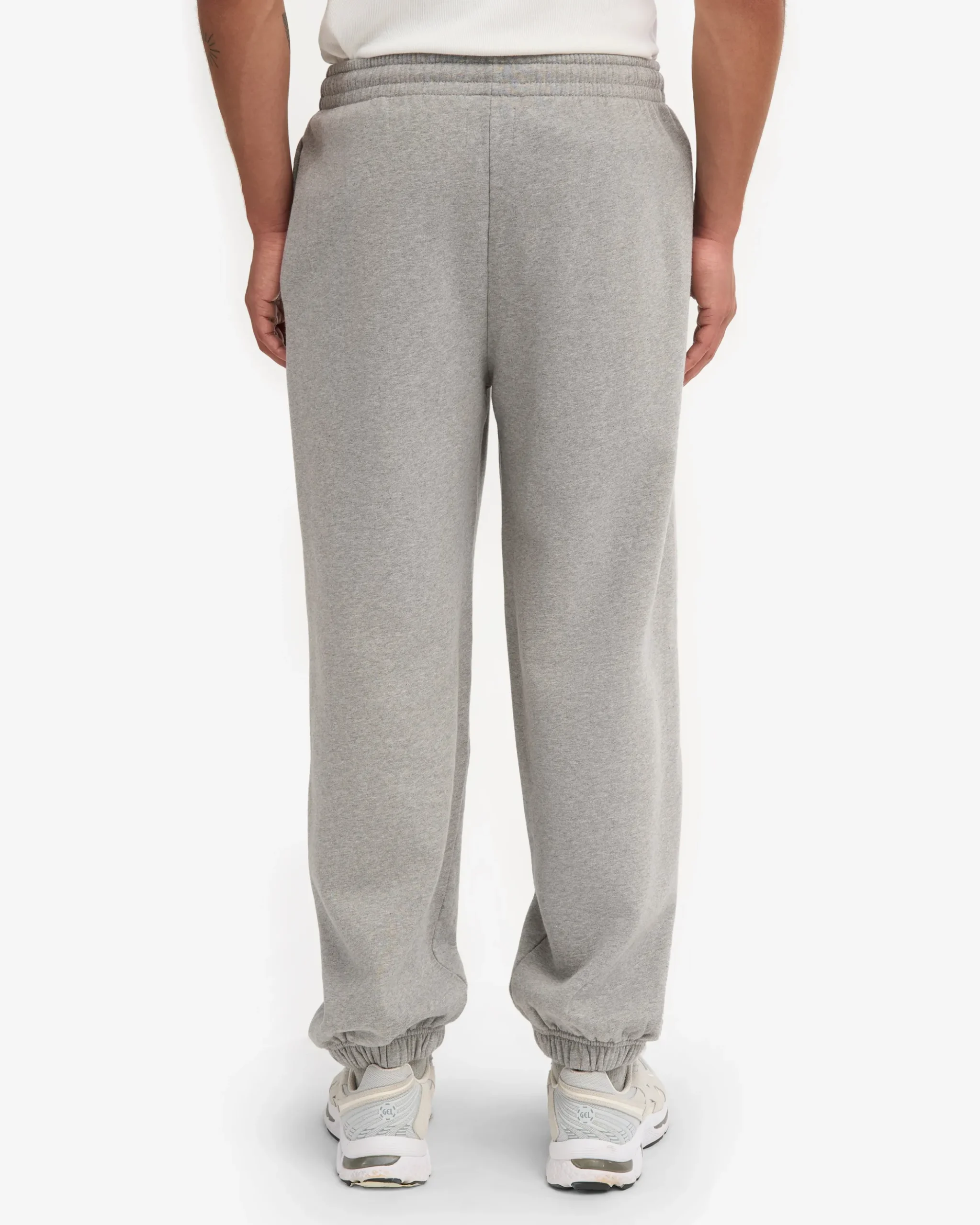 Organic Relaxed Hood Sweatsuit - Heather Grey