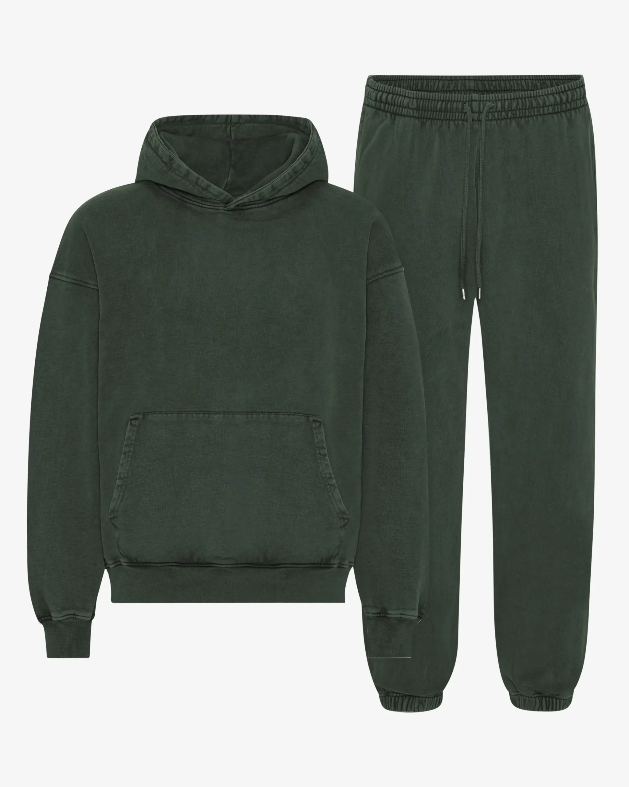 Organic Relaxed Hood Sweatsuit - Midnight Forest